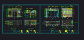 养生会所前厅装饰施工图