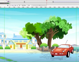红色车发动后出发行驶6秒