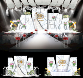 白色大理石婚礼