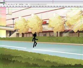 疯狂的火柴人在道路上奔跑6秒