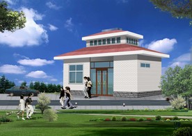 公共卫生间效果图