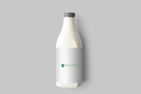 牛奶瓶包装样机