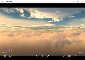 蓝天白云飞翔天空风景视频