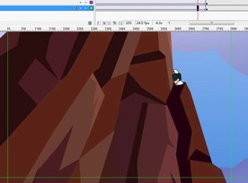 悬崖上的老鹰7秒动画