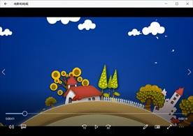 旋转的乡村绿树房屋