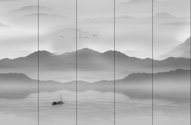 大型山水壁画 高清山水画