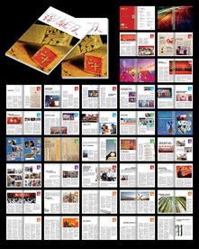 公司内刊杂志word设计模板