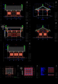 客堂建筑施工图