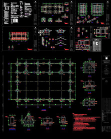 山门基础施工图