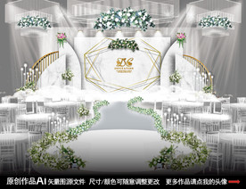 白色大理石婚礼