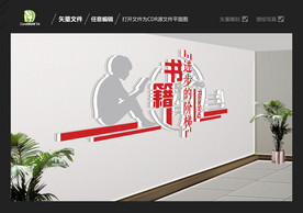阅览室文化墙