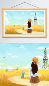 金色的田野风光