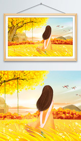 金色的田野风光