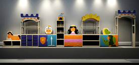 儿童城堡造型柜