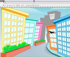 小燕子进入大城市中6秒