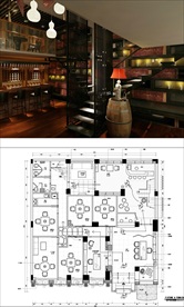 娱乐场所施工图含CAD结构图