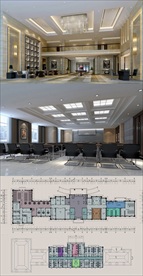 娱乐场所施工图含CAD结构图