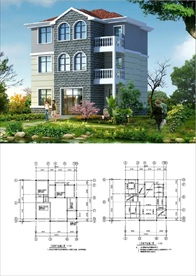 建筑施工图含CAD结构图