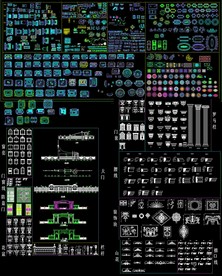 欧式室内装饰CAD模块集