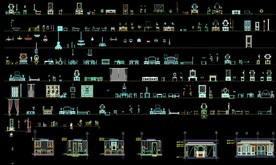 家居立面CAD素材