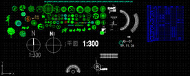 园林图块 合集cad