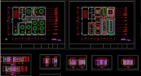 酒店装饰图CAD结构图