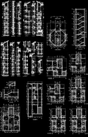 多层住宅建筑剖面详图