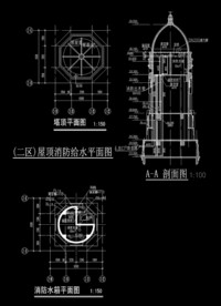 观光塔CAD装修图