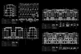 双拼别墅设计图纸