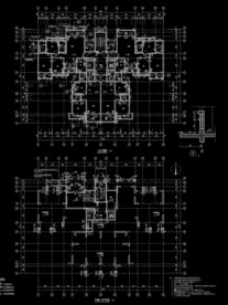 双户型住宅平面图