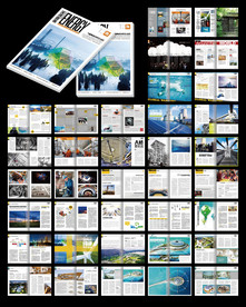 word电子期刊杂志设计模板