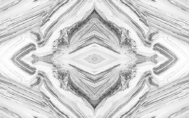 欧式灰白大理石拼花电视背景墙