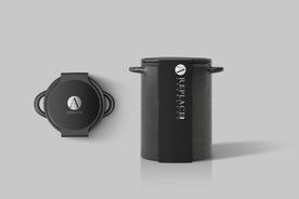 黑色陶瓷罐样机