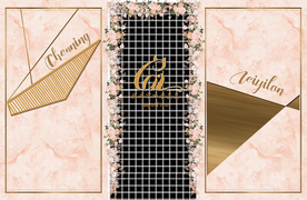 香槟粉婚礼效果图