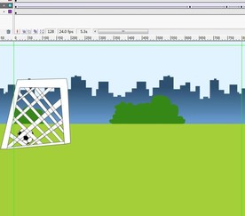 足球入网6秒动画