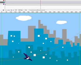 燕子引导线在天空盘旋6秒