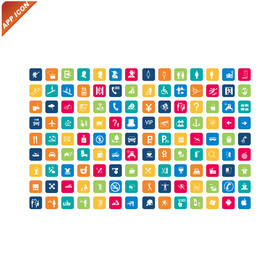 生活人物交通APP素材