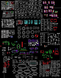 家具CAD模块图集