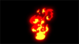 AE动态燃烧火焰模板