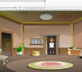 农民回家后打开门动画2秒