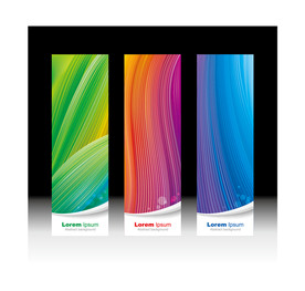 质感炫彩商业综合体几何图形