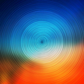 炫彩圆形扭曲质感背景