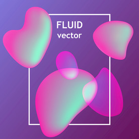 炫彩综合体海报商业不规则几何图