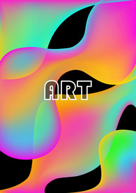 炫彩商业综合体海报几何图形