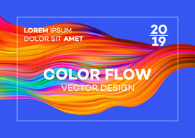 炫彩商业质感几何图形质感背景