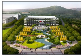 公园广场鸟瞰效果图