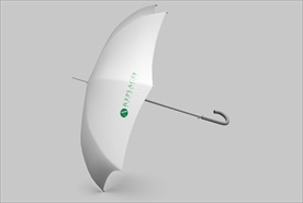 白色伞样机