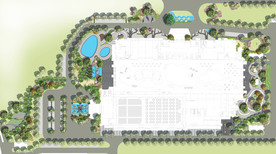 酒店景观设计平面图