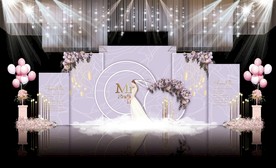 紫色主题婚礼
