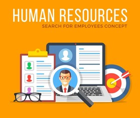 人力资源插画简历筛选插画设计